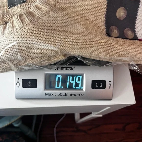 Americana American Flag Short Sleeve Knit Sweater Beige Crew Neck Grandmacore - Picture 11 of 12